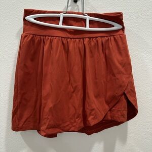 Backcountry xs Rust Red Athletic Sport Skort shorts buit-in tennis pickleball